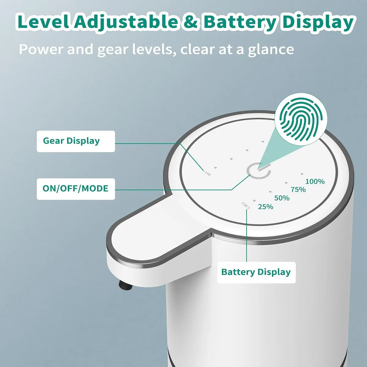 DISPENSADOR DE JABON RECARGABLE - Imagen 4