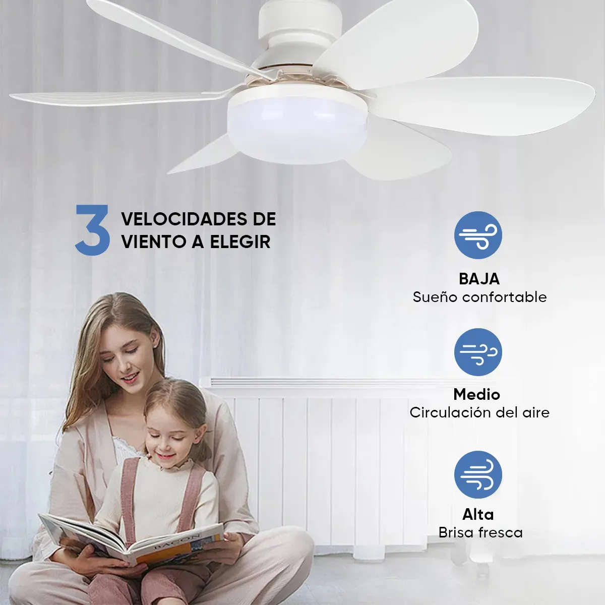 AMPOLLETA LED CON VENTILADOR - Imagen 4