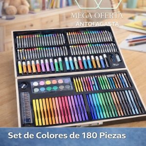 SET DE COLORES DE 180 PIEZAS
