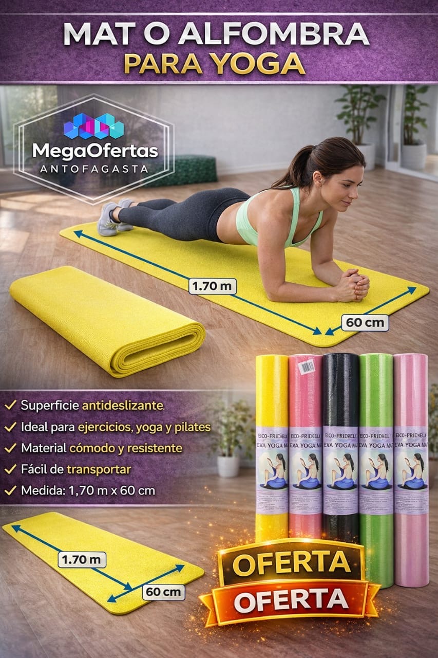 MAT O ALFOMBRA PARA YOGA