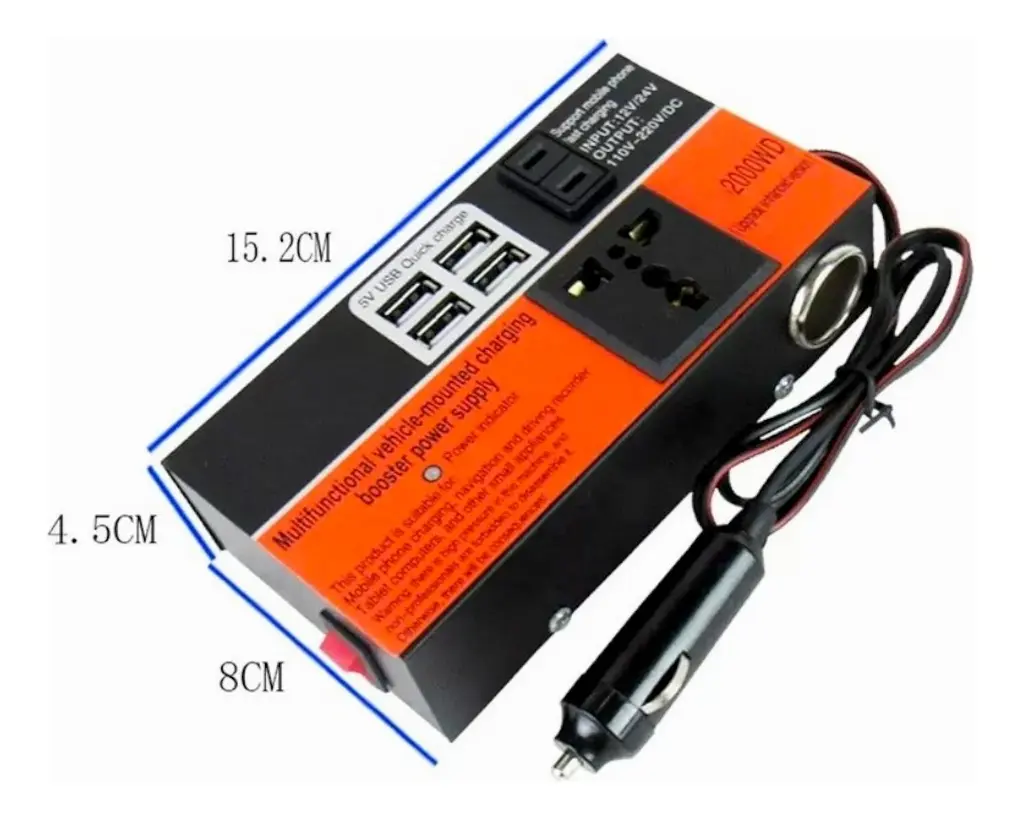 INVERSOR CARGADOR PARA AUTO - Imagen 6