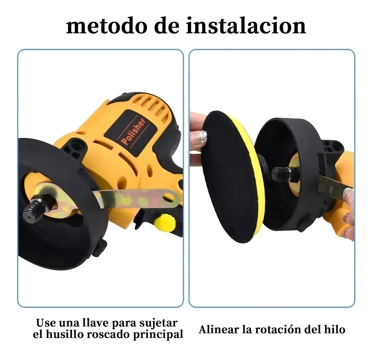 MAQUINA PULIDORA Y LIJADORA DE AUTO - Imagen 3