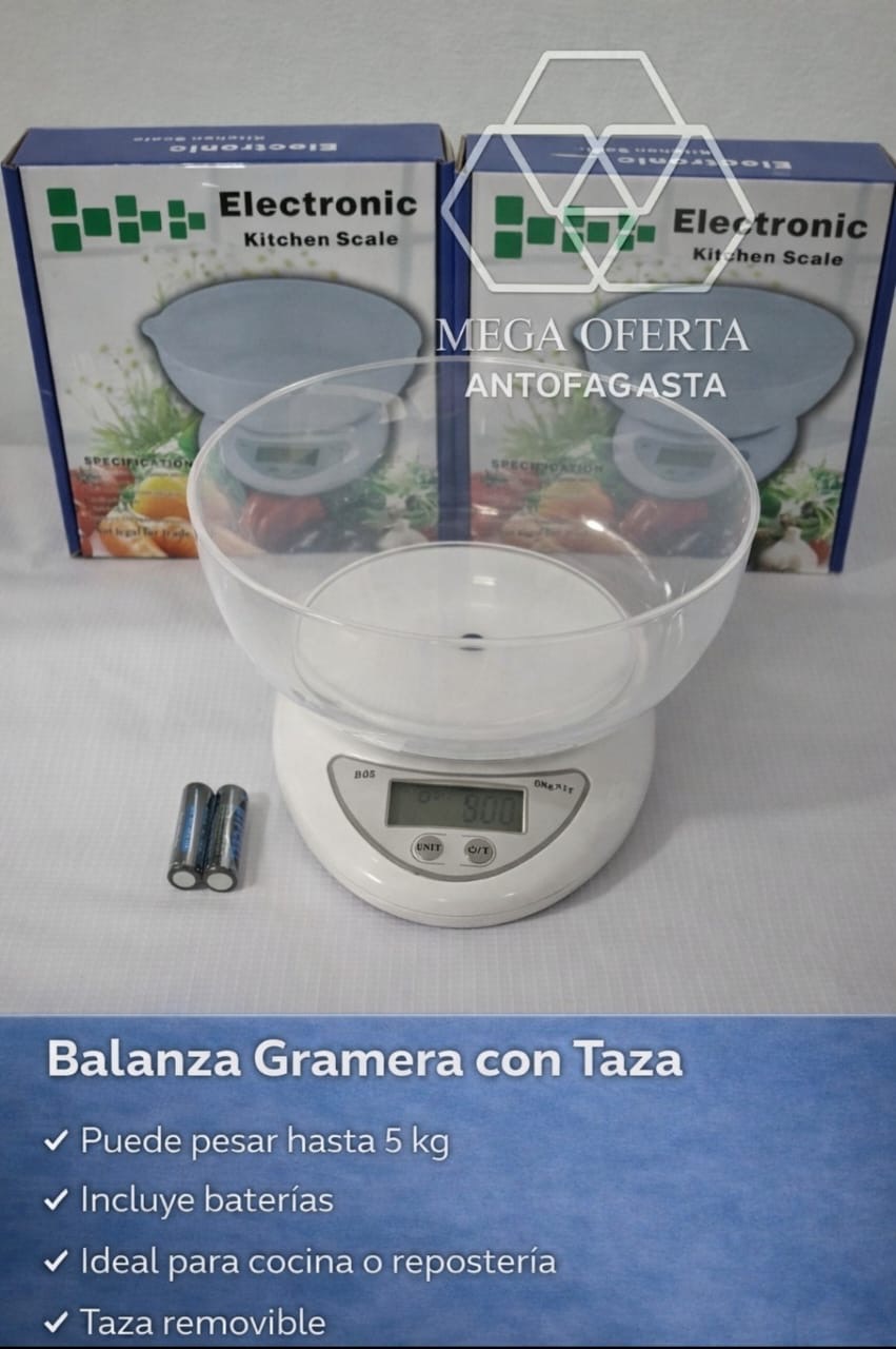 BALANZA GRAMERA CON TAZA