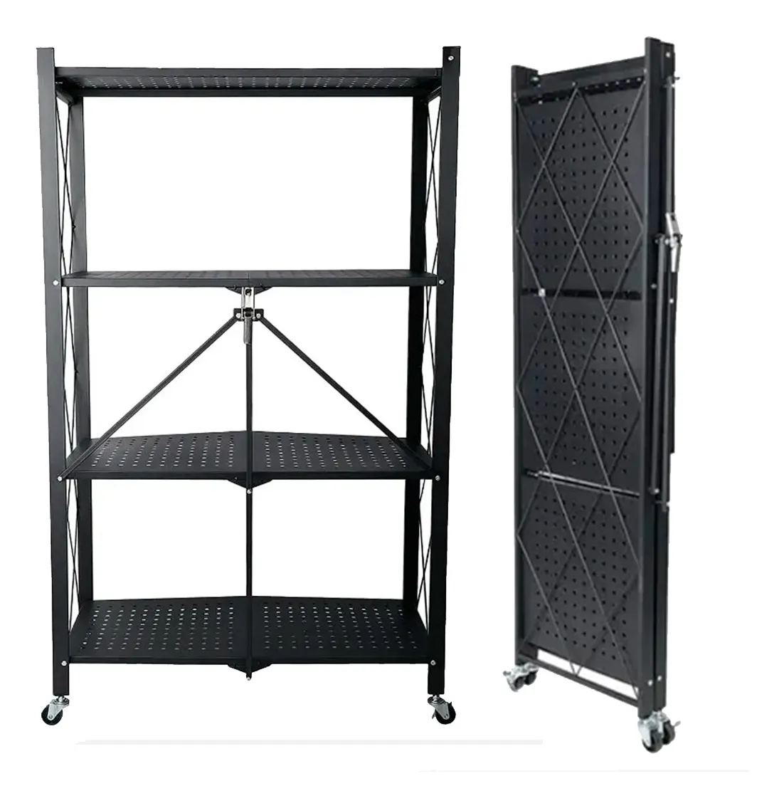 ESTANTE PLEGABLE 4 NIVELES DE METAL - Imagen 5