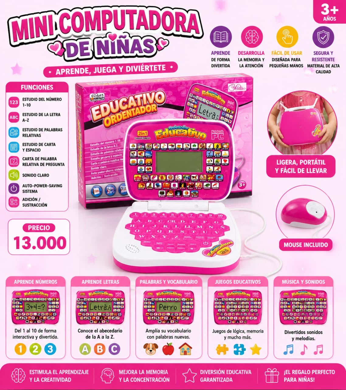 MINI COMPUTADORA DE NIÑOS