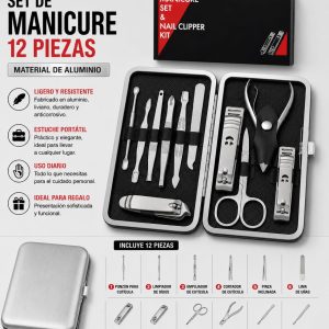 SET DE MANICURE 12 PIEZAS