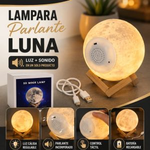 LAMPARA PARLANTE LUNA