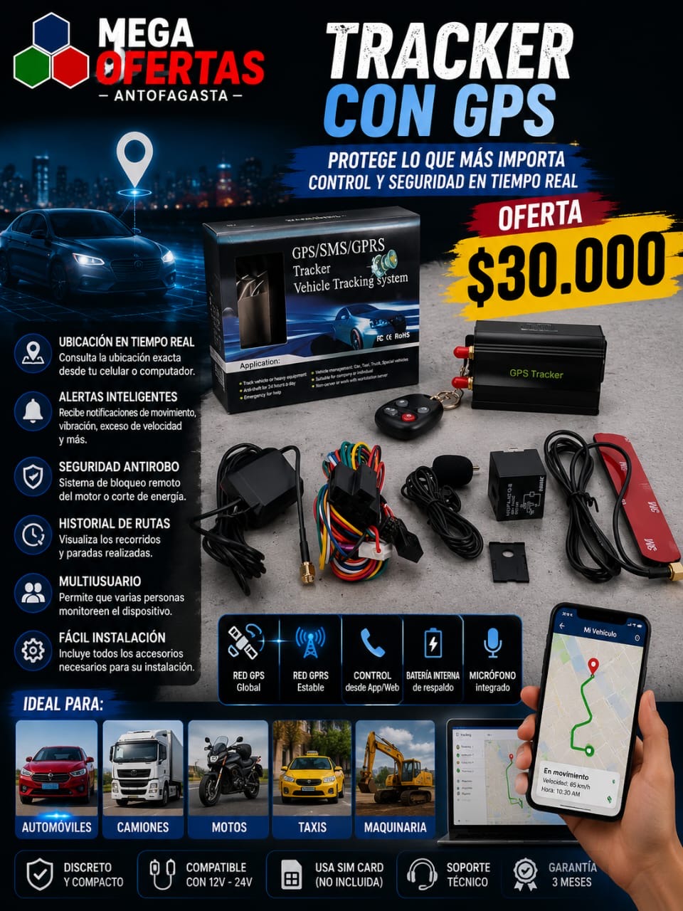 TRAKER CON GPS