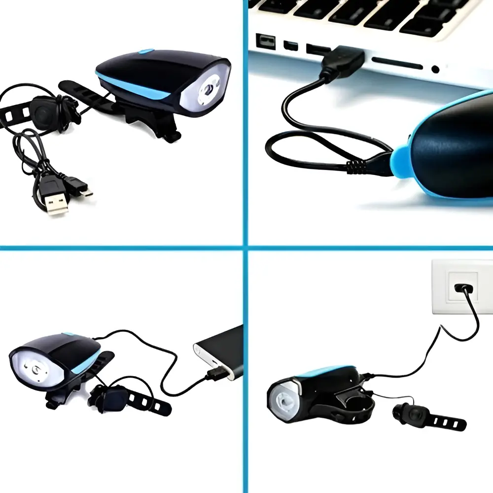 LINTERNA BOCINA PARA BICICLETA - Imagen 3