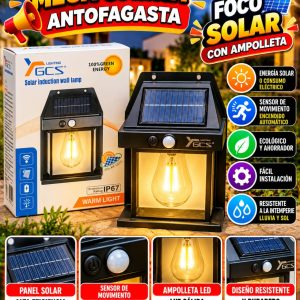 FOCO SOLAR CON AMPOLLETA